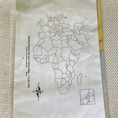 TWO Trivium at the Table Geography Cycle One Maps Set World Africa Europe 2015
