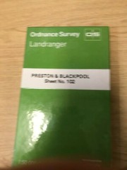 Preston and Blackpool: OS Landranger: 1:50,000 map: Sheet no. 102