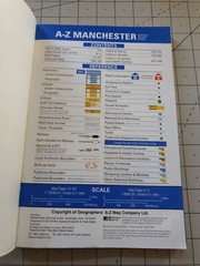 A-Z Manchester Street Atlas by Geographers’ A-Z Map Company 2001 Paperback Book