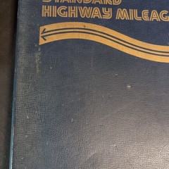 Vintage Book 1973 Rand McNally & Co Standard Highway Mileage Guide Maps