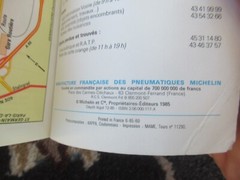 Michelin Paris Atlas 1/10000 9th edition – paperback – 1960