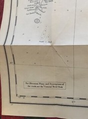 1910 Gall & Inglis, 1/2” Waterproof Cloth Map No 35. – Carnarvon Section (Wales)
