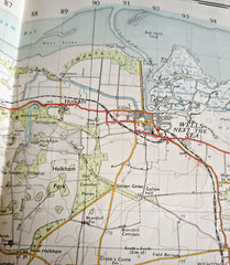 FAKENHAM – 1954 Ordnance Survey One Inch Map 125 North Norfolk – Wells, Holt etc