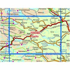 Geilo – Nordeca 1:50k Norway Walking Hiking Map 10040