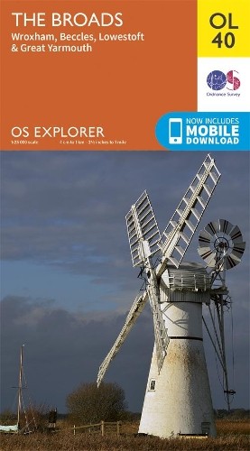 The Broads (Map) OS Explorer Map