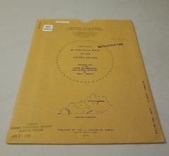 USGS Geologic Map Levee Quadrangle, East-Central Kentucky w/Sleeve 1978