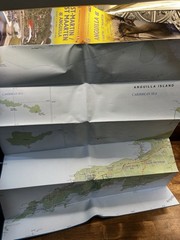 ITMB Anguilla St Martin St Maarten Folded Travel Map 2019 Caribbean 1st Ed