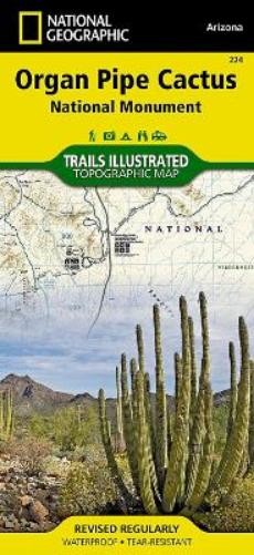 Nat Geo Maps Organ Pipe Cactus National Monument Map (Map) (UK IMPORT)