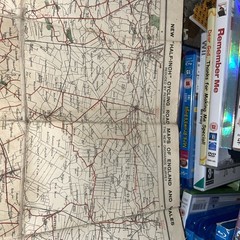 BACON’S CYCLING & MOTORING MAP. LAKE DISTRICT WITH INDEX Cambridge old rare