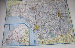 EXXON Texas United States Road Map Dallas Houston Austin Galveston 1977 Beaumont