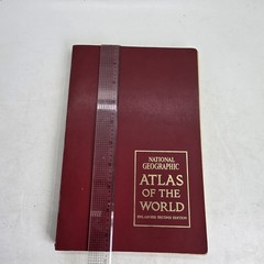 National Geographic Atlas of the World Enlarged Second Edition 1966 31cm x 67 cm