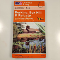 Ordnance Survey Explorer map 146 Dorking, Box Hill & Reigate