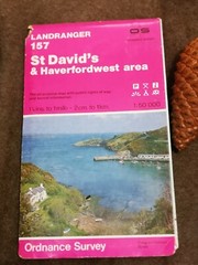 1983 old OS Ordnance Survey Landranger map 157 St David’s & Haverfordwest area